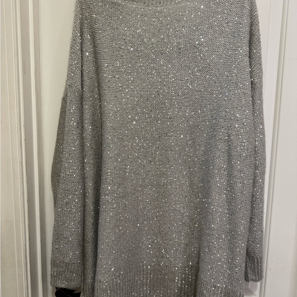 NYDJ Silver Knit Women's Sweater - Picture 4 of 4